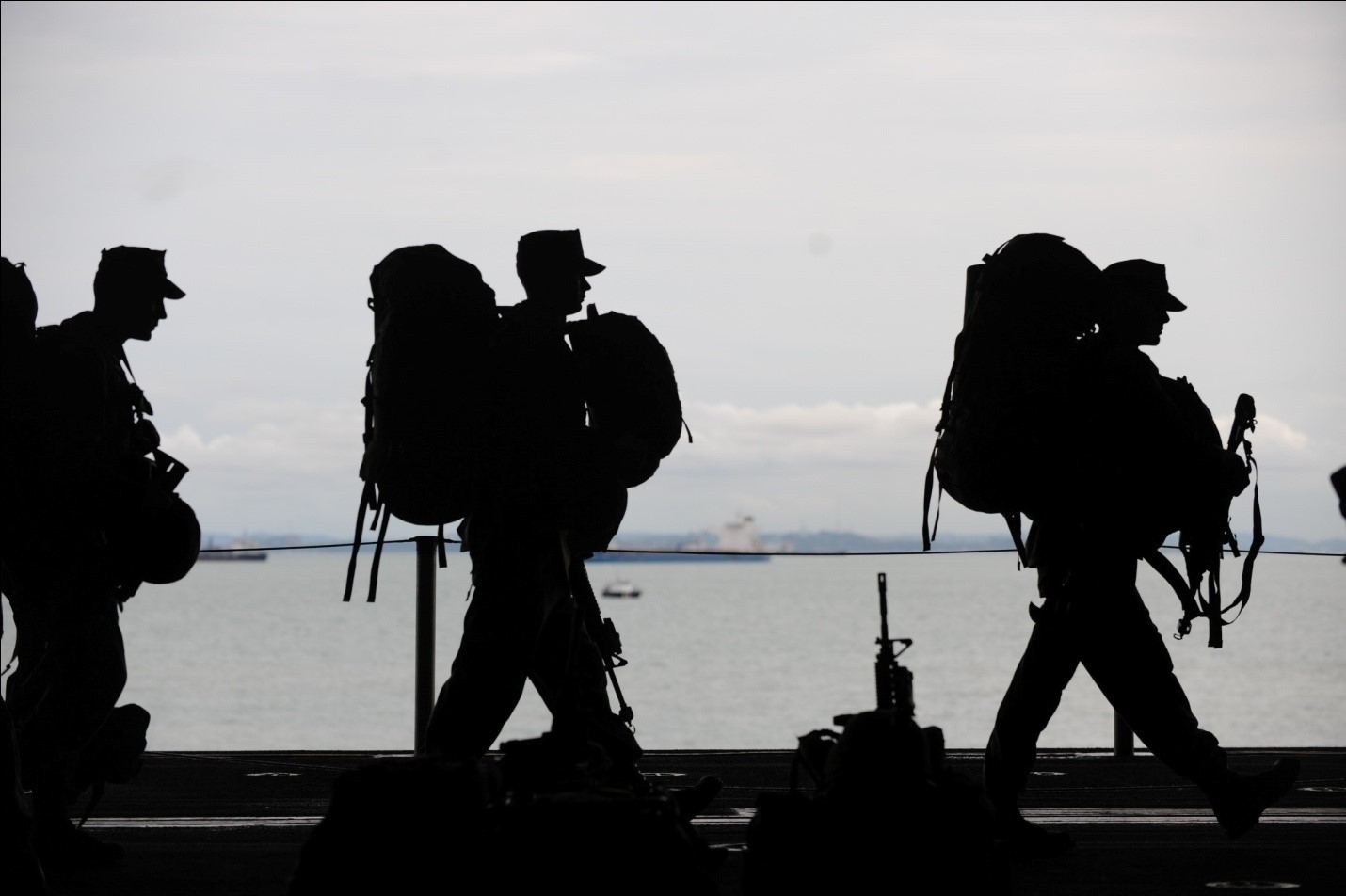 Veterans Marching